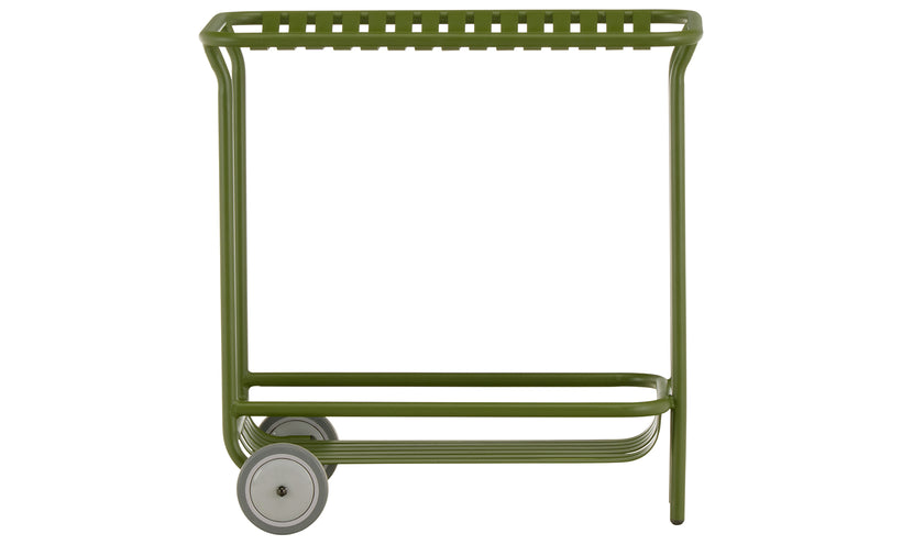 Enid Green Outdoor Cart
